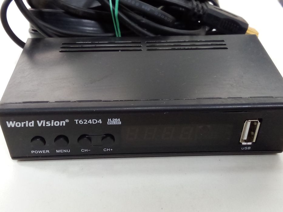 Т2 тюнер World Vision T624D4