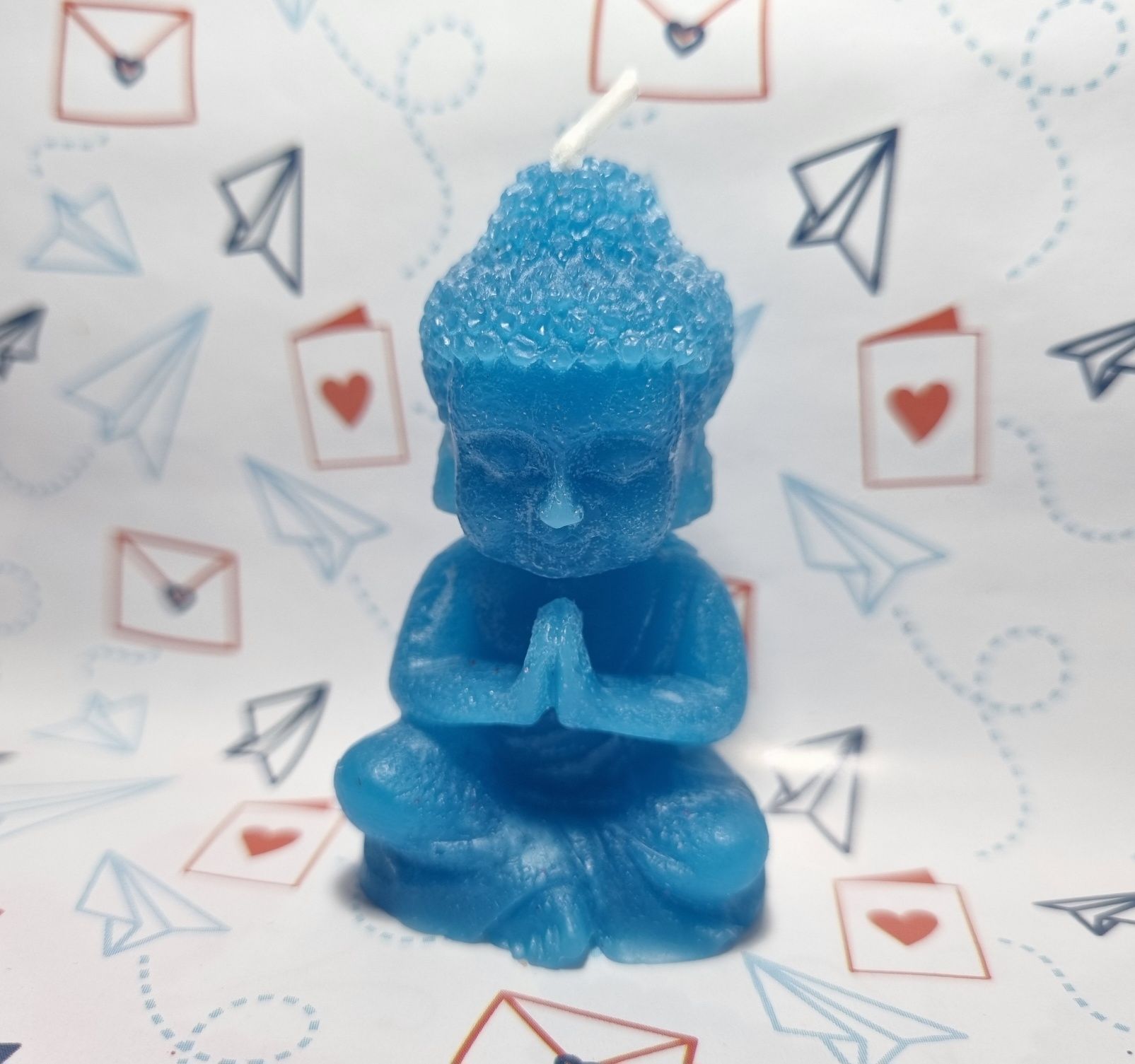 Pack 5 Velas Buda | 5 Tons de Azul | 50% off