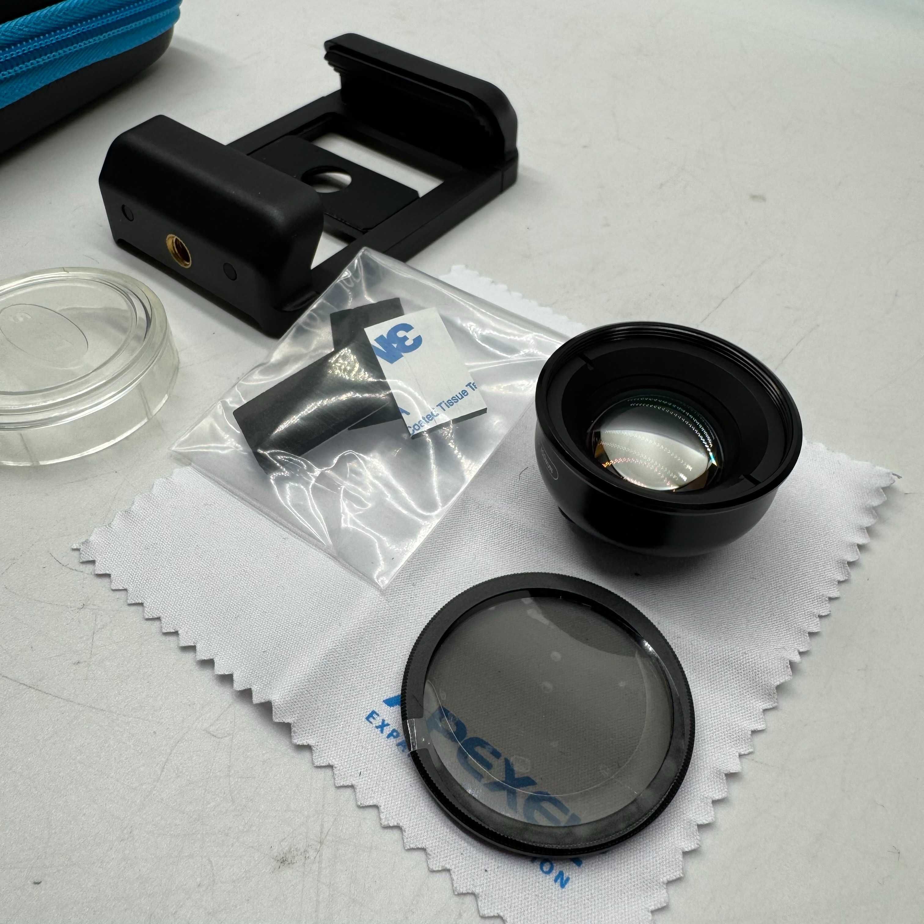 Apexel Obiektyw 100mm Makro Cpl Case do Smartphona