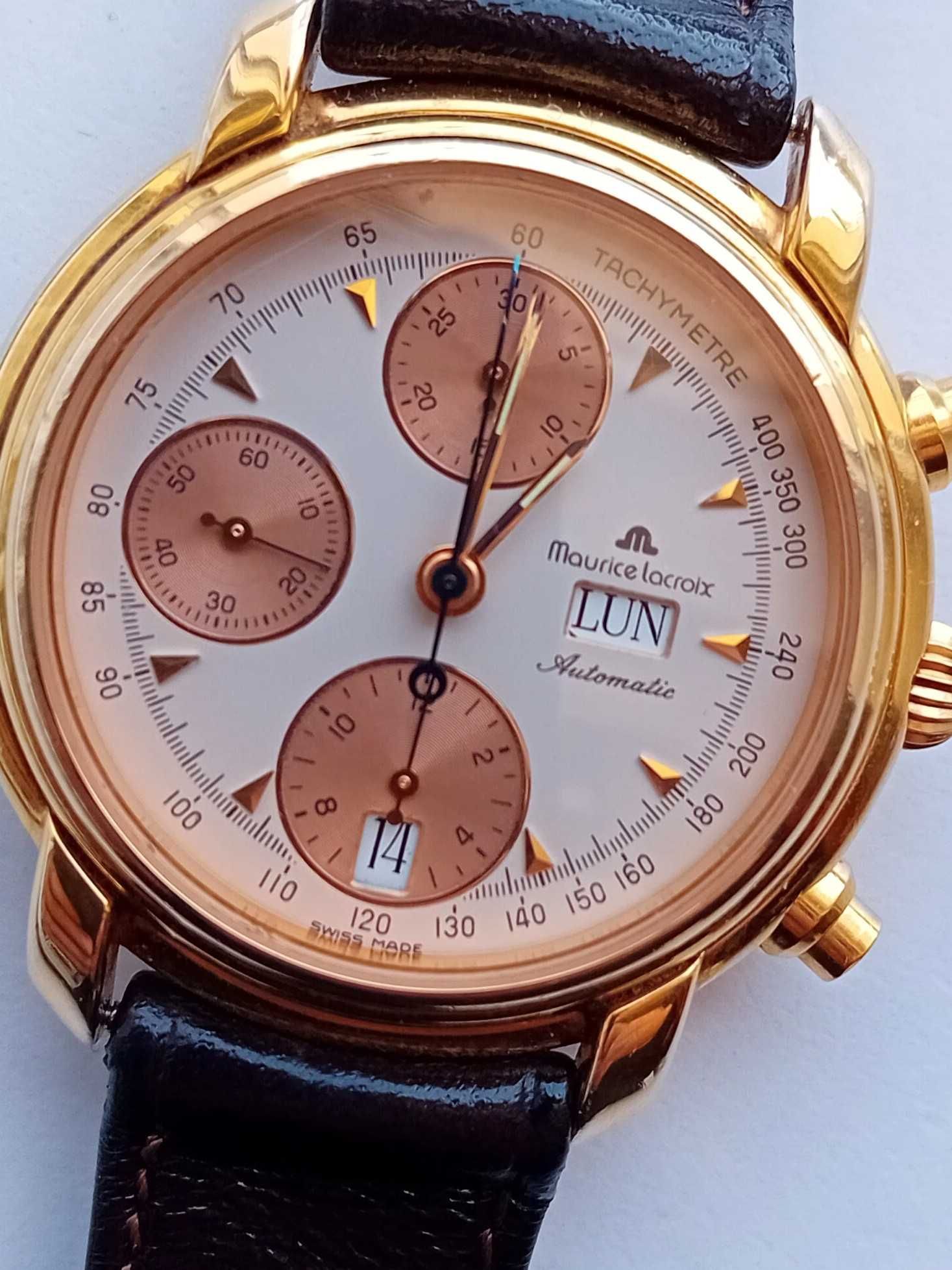 Maurice Lacroix Masterpiece Chronograf jak Omega
