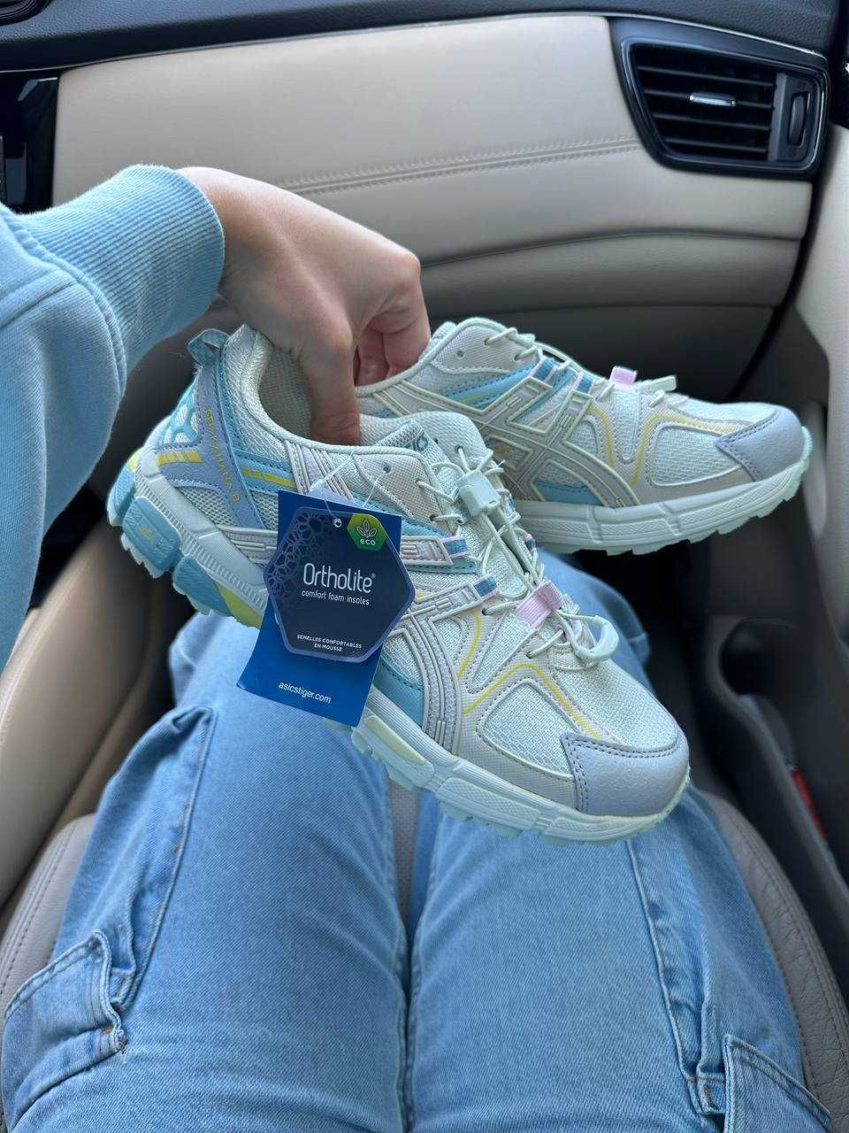 Жіночі кросівки Asics Gel Kahana 8 білий з блакитним 6051 ТОПЧИК