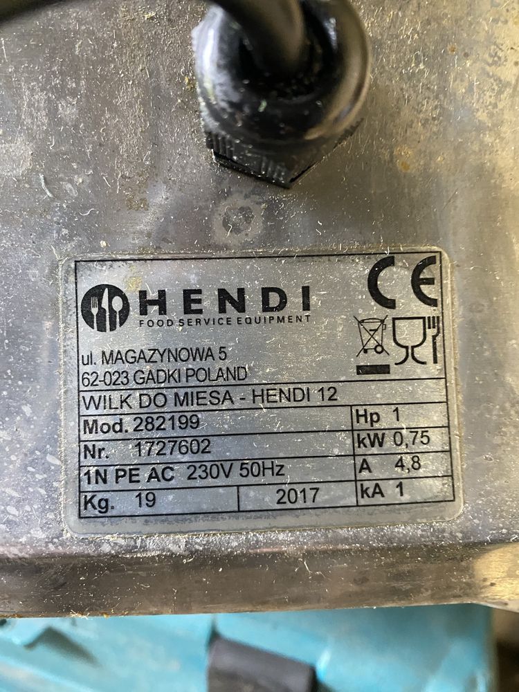 Maszynka do mięsa Hendi 12 i 22