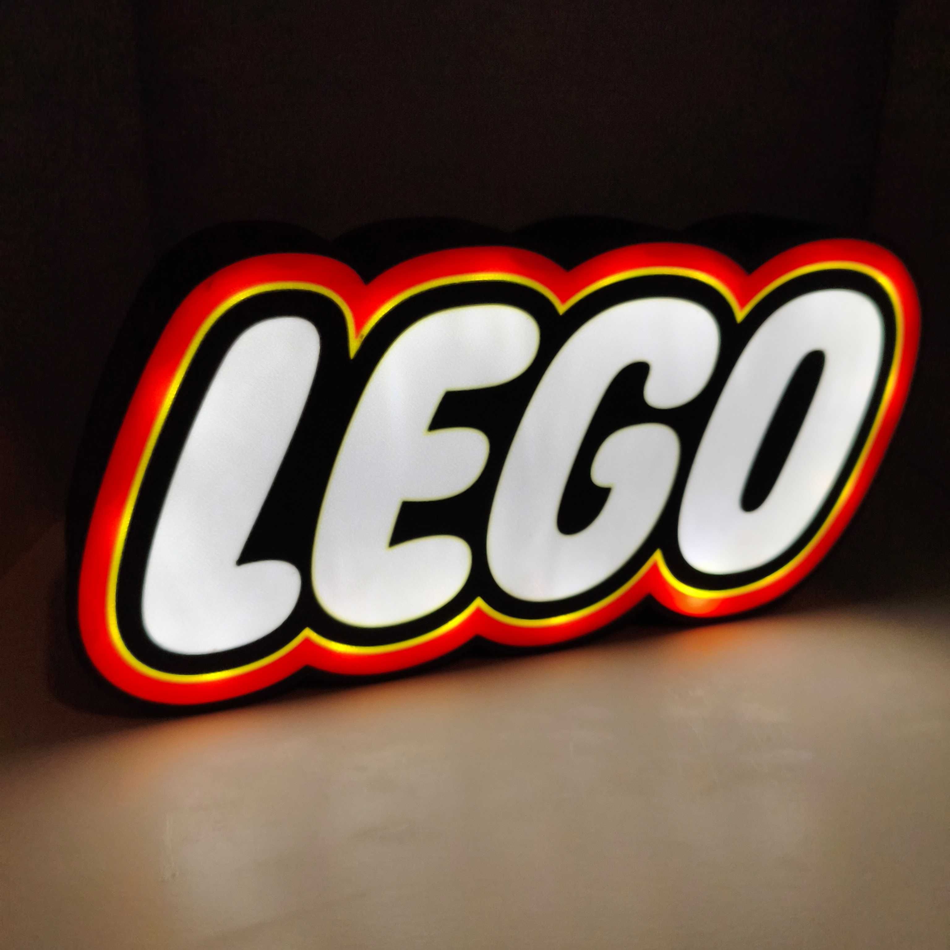 Luminária LED Lego com baterias internas e botão ON/OFF