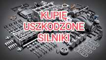 Skupię Uszkodzone Silniki Audi BMW Opel Mercedes Kia Hyundai VW Seat