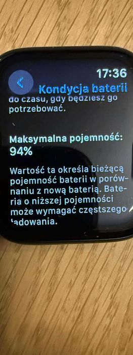 Apple Watch SE 2gen GPS 44mm koperta z aluminium (północ) 94% baterii