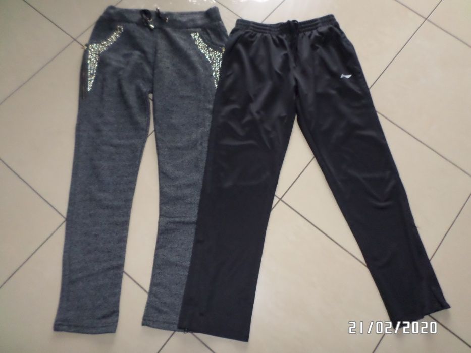 2 pary spodni dresowych -156 cm-S