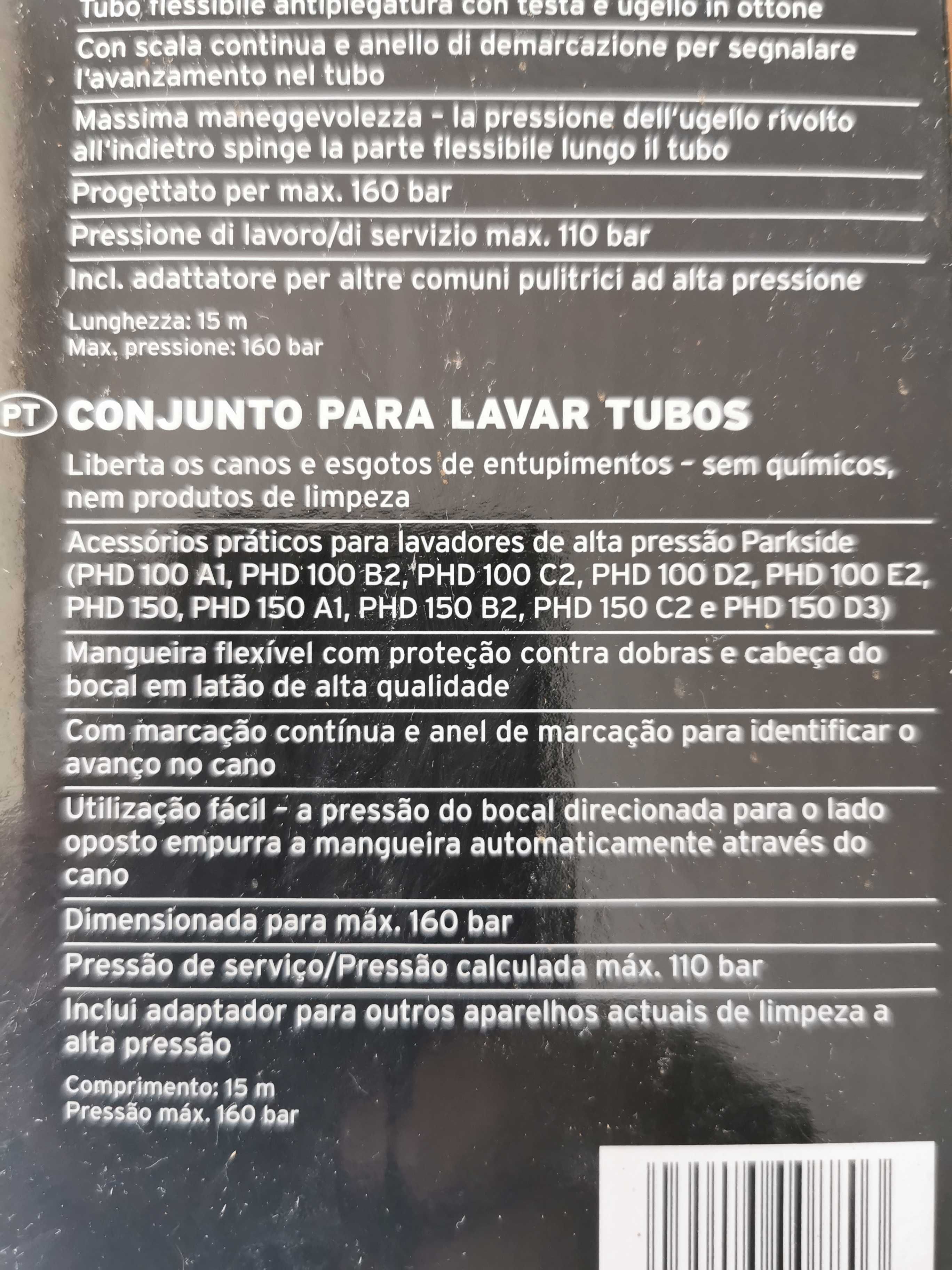 limpeza canos sob pressão