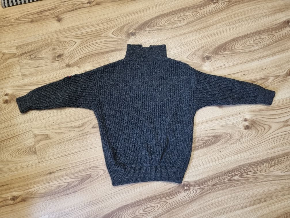 Golf swetr sweter odzież termiczna Northpeak 7-8lat 128cm wełna
