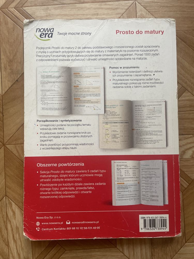 Podręcznik prosto do matury 2 podstawa i rozszerzenie