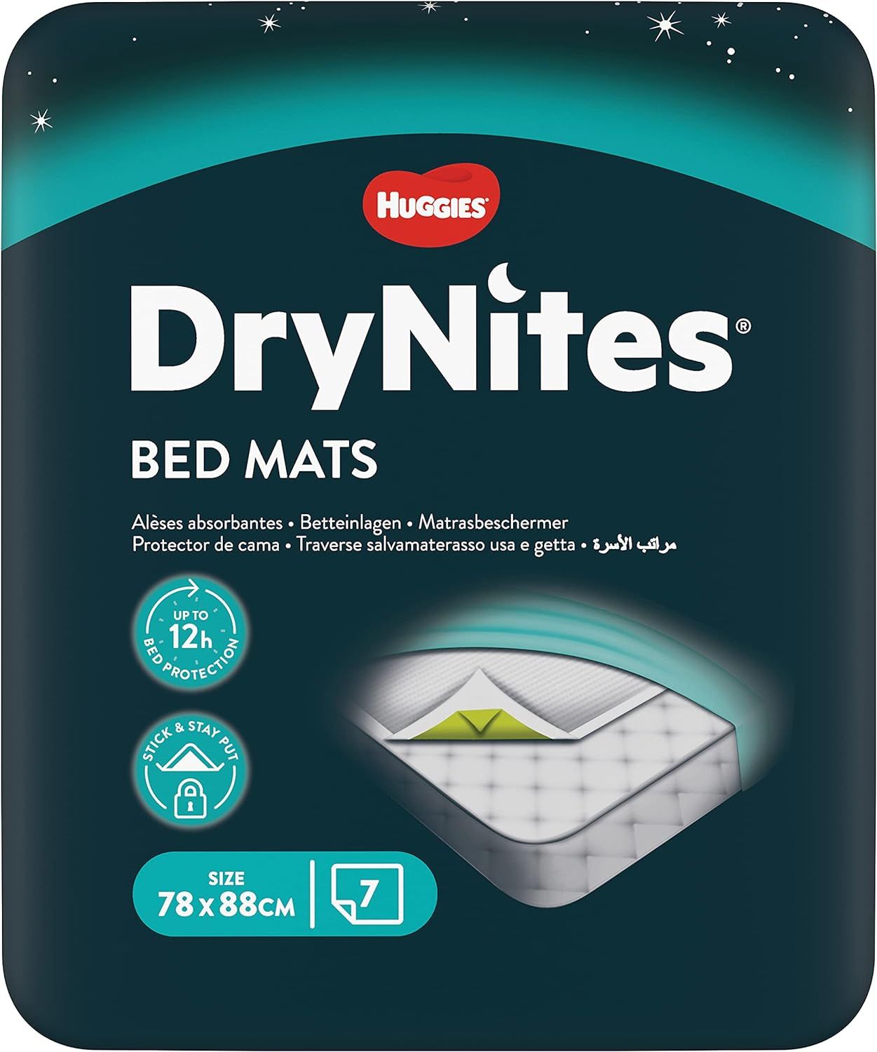 Chłonne Jednorazowe Wkładki Do Łóżka Drynites 7Szt