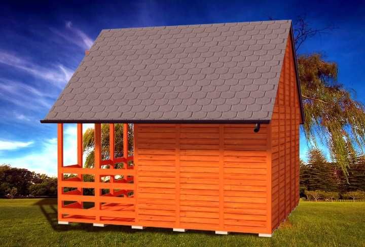 Konstrukcja Szkieletowa Drewniana Domek Całoroczny 3m/4m