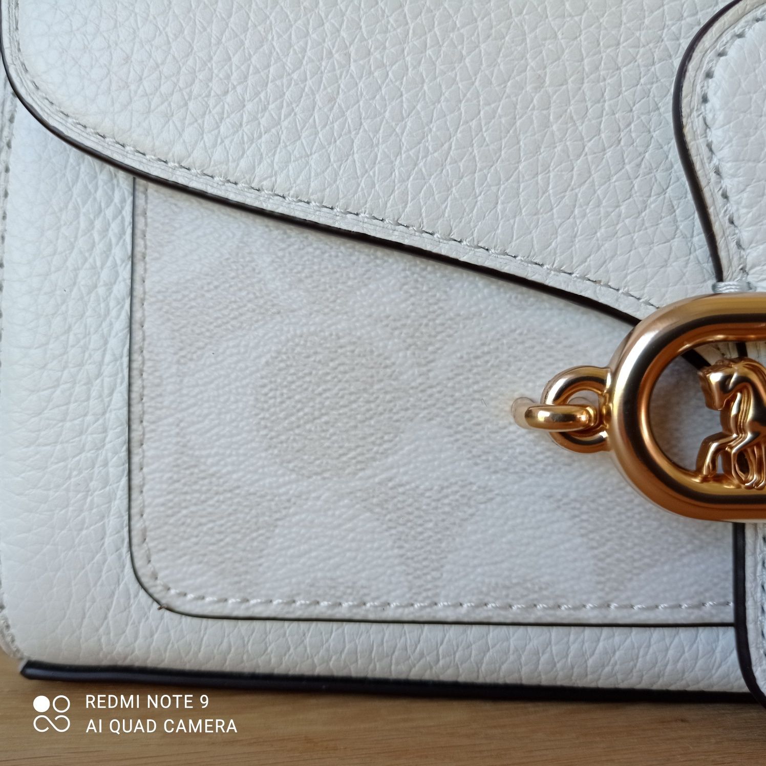 Torebka Coach biała (biel kredowa) SIG JADE shoulder BAG oryginalna