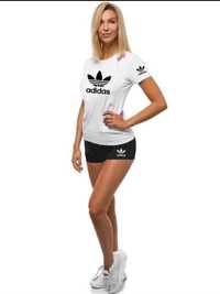 Adidas komplet damski spodenki i koszulka S M L XL