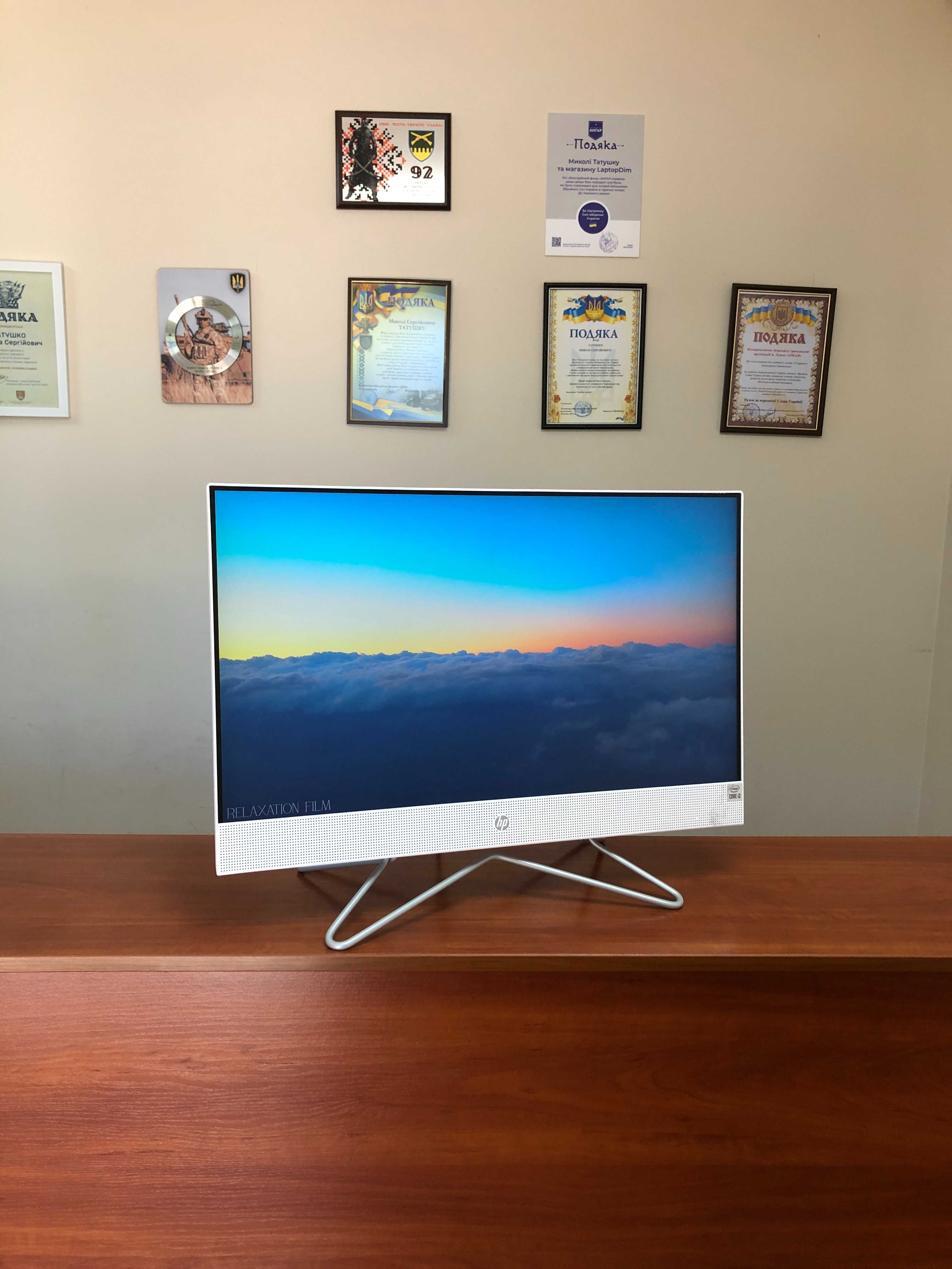 Моноблок HP All-in-One 24/23.8"FHD/i3-10100T/8GB/512GB/Гарантія