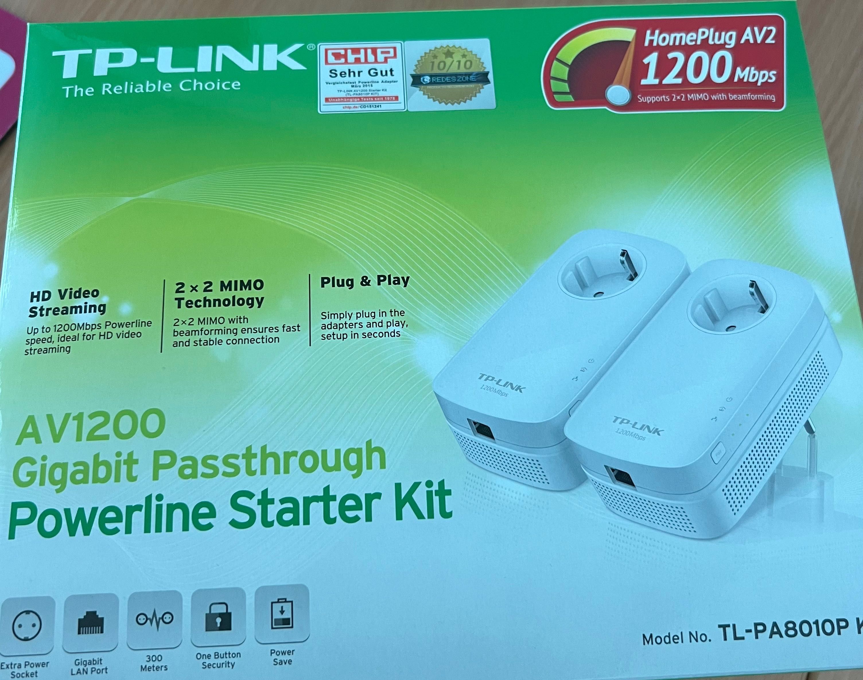 TP Link TL-PA8010P novo!