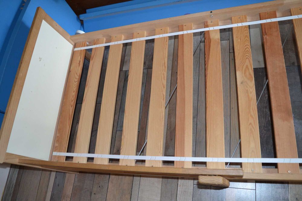 DREWNO Łóżko MATERAC 160x70 GRATIS Barierka BDB Ikea SOLIDNE Sultan