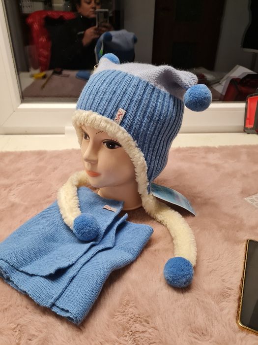 Komplet zimowy Campus na futerku