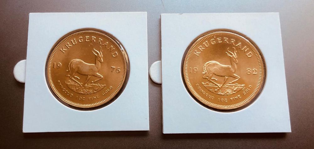 Krugerrand 1oz gold coin moedas de ouro onça ouro 31,10gramas