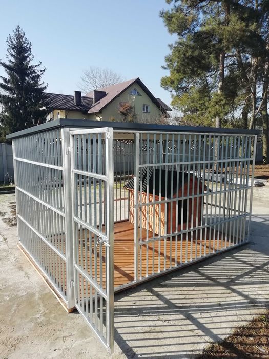 Kojec Boks Klatka dla psa 4x2, 3x2, ... Ocynkowany.  Mocny. Producent