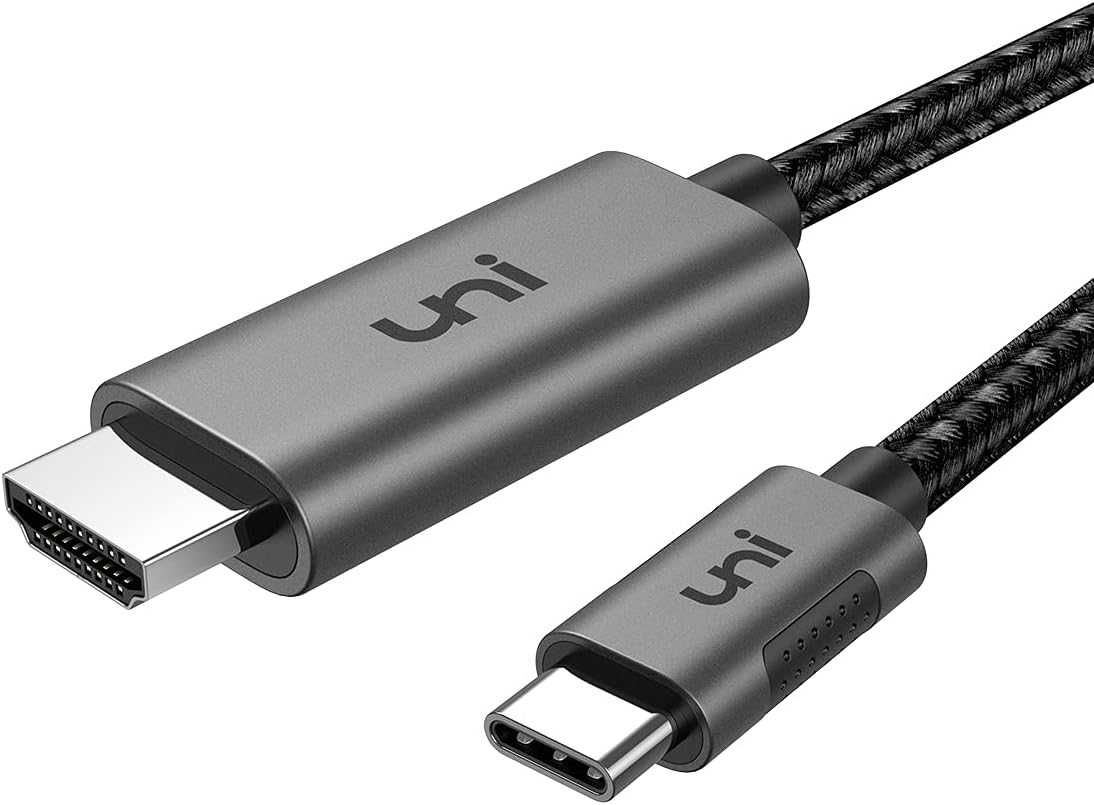 Uni USB C do HDMI Kabel, 4K/60Hz  Thunderbolt 3 Kompatybilny