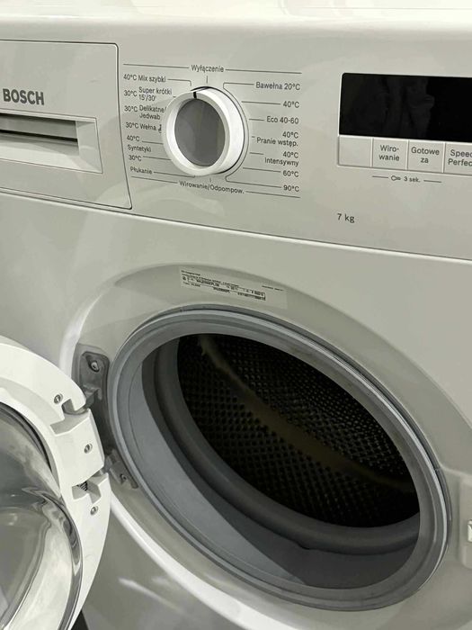 Sprzedam pralkę BOSCH Serie 2 WGE02400PL – 7 kg, 1400 obr/min jak nowa