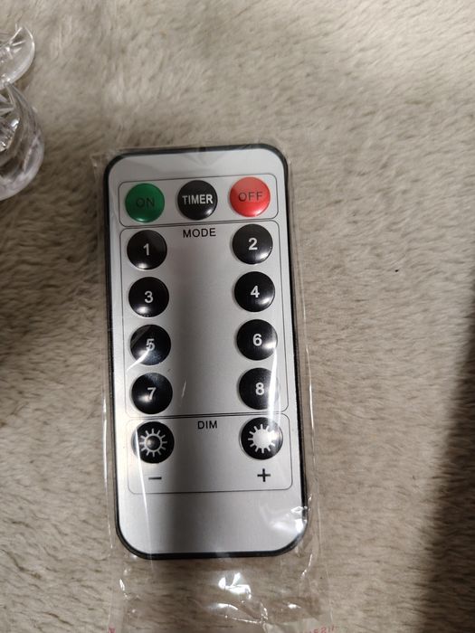 Lampki LED z pilotem