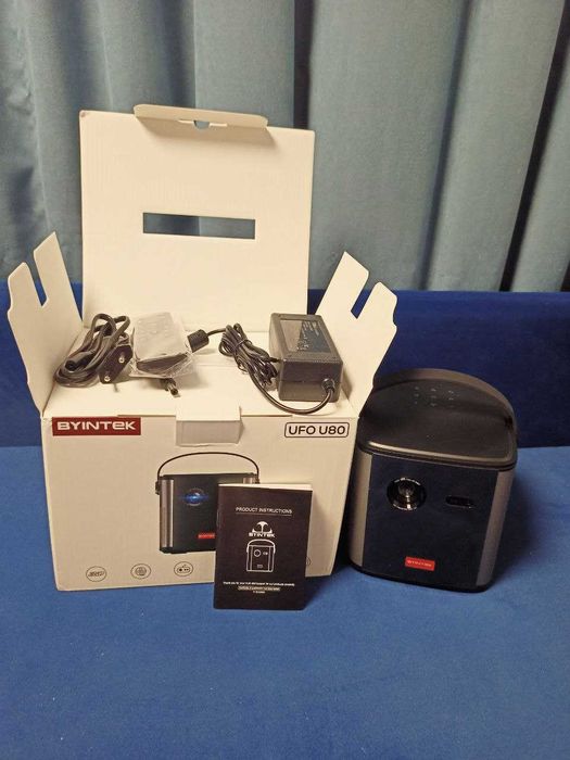 DLP Проектор Byintek U80Max акумулятор 15000мАг, офіційний, гарантія