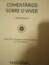 Krishnamurti comentários sobre o viver