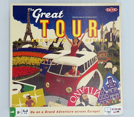 Gra planszowa The Great Tour European Cities - TACTIC