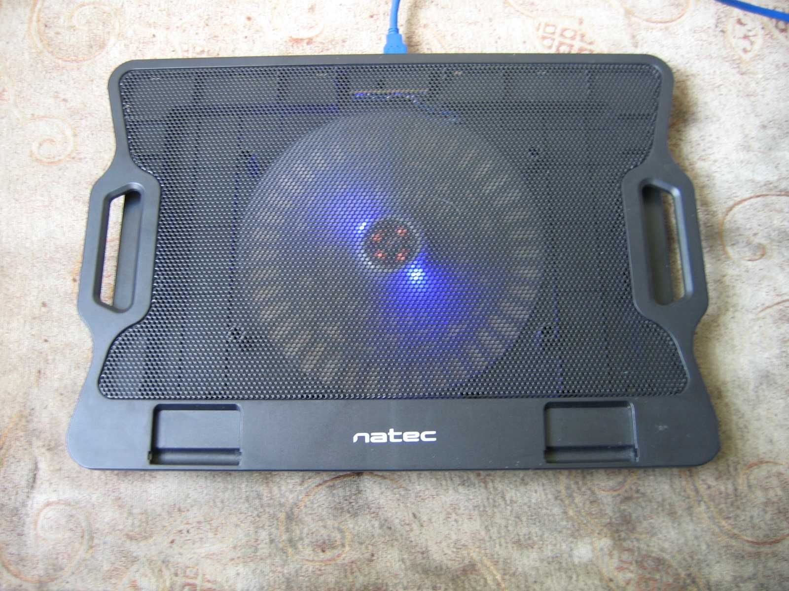 Podkładka chłodząca do laptopa NATEC - idealny stan - podświetlana