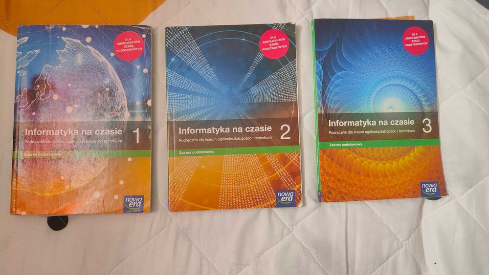 Zestaw - podręczniki Informatyka na czasie 1, 2 nowa era
