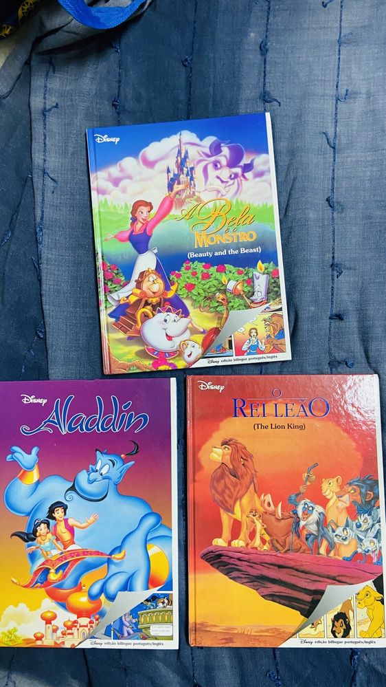 Livros infantis em inglês Disney