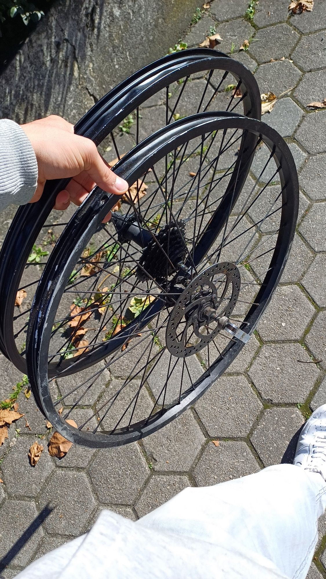 Vendo conjunto roda 24 bicicleta