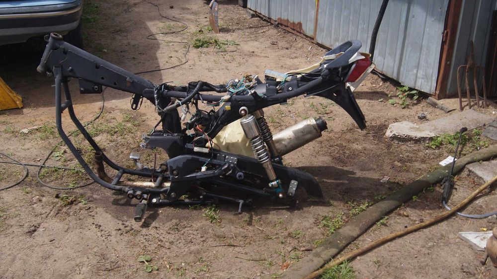 GB Street Yamasaki 50 2011 rama niekompletna tłumik dokumenty