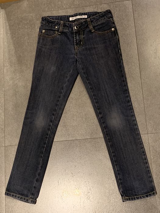 Spodenki jeansy golf 8 - 9 lat spodnie zestaw 128 - 138