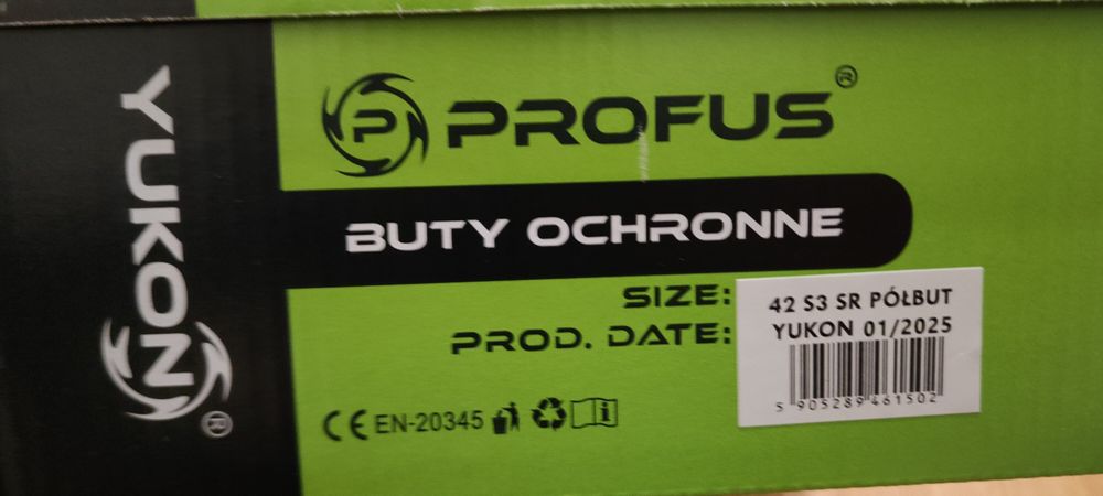 Buty ochronne robocze r.42