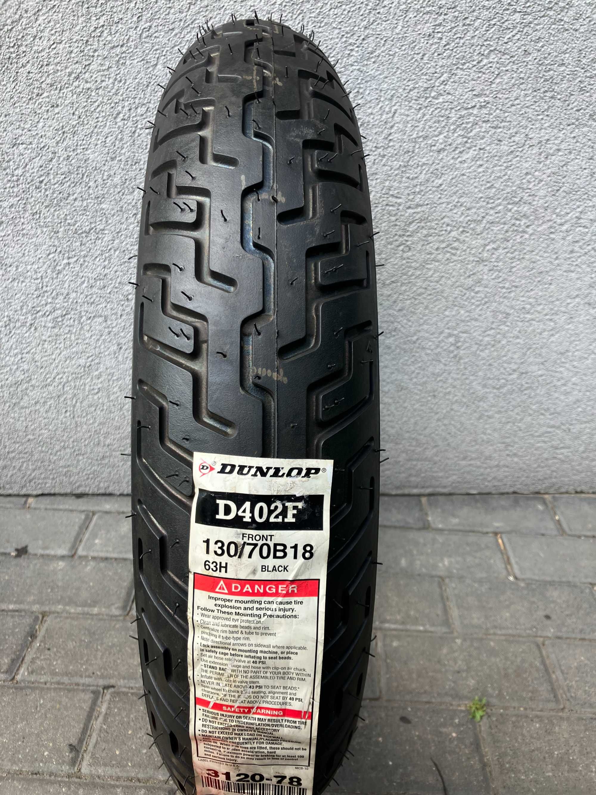 130/70B18 Dunlop D402F 63H TL HARLEY-DAVIDSON 2019 FLHR Road King