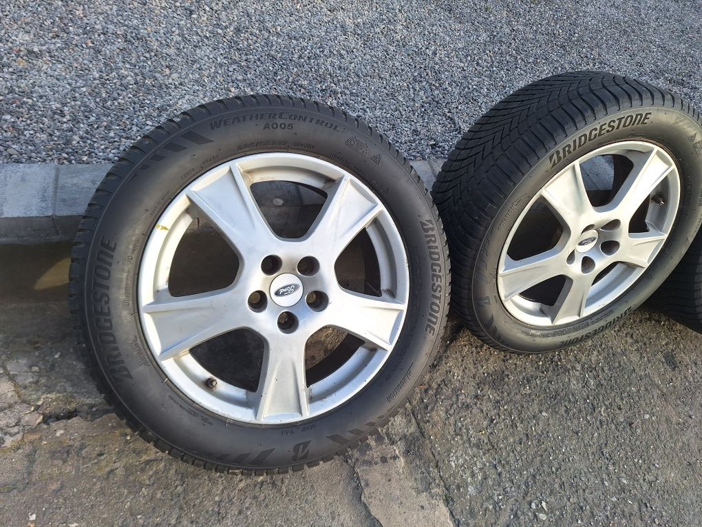 Alufelgi r17 ford 5x108 et52.5 z oponami wielosezonowe