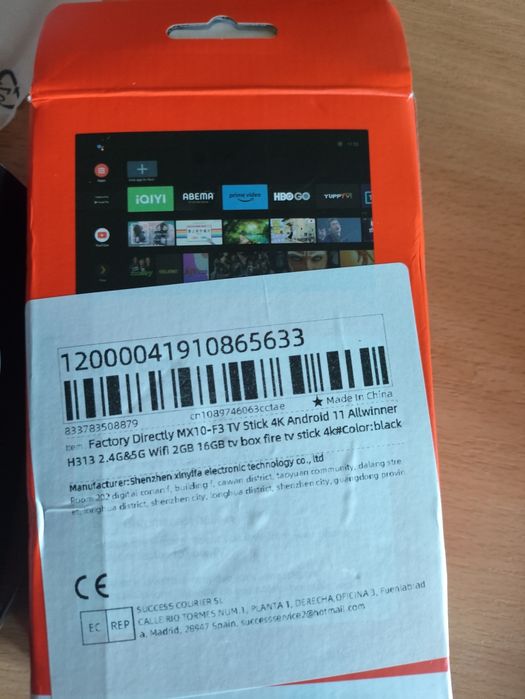 Приставка Smart TV f3, Vontar 4/32 Gb