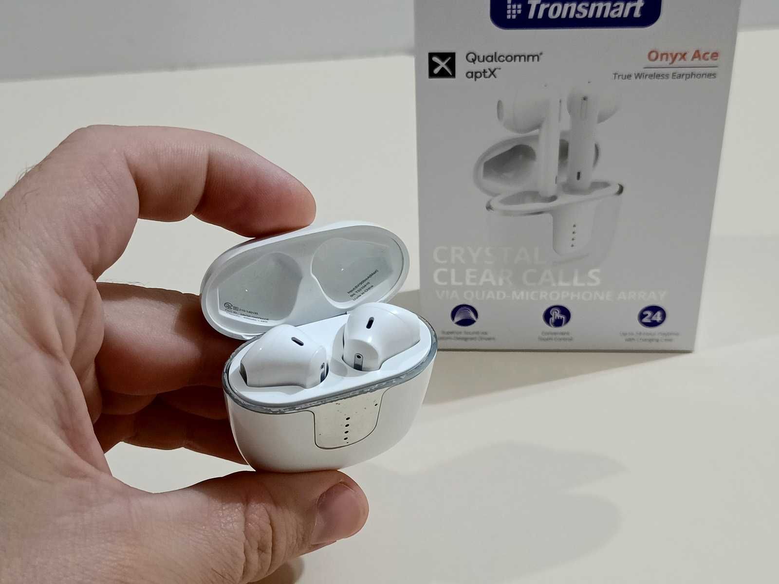Навушники TWS Tronsmart Onyx Ace White
