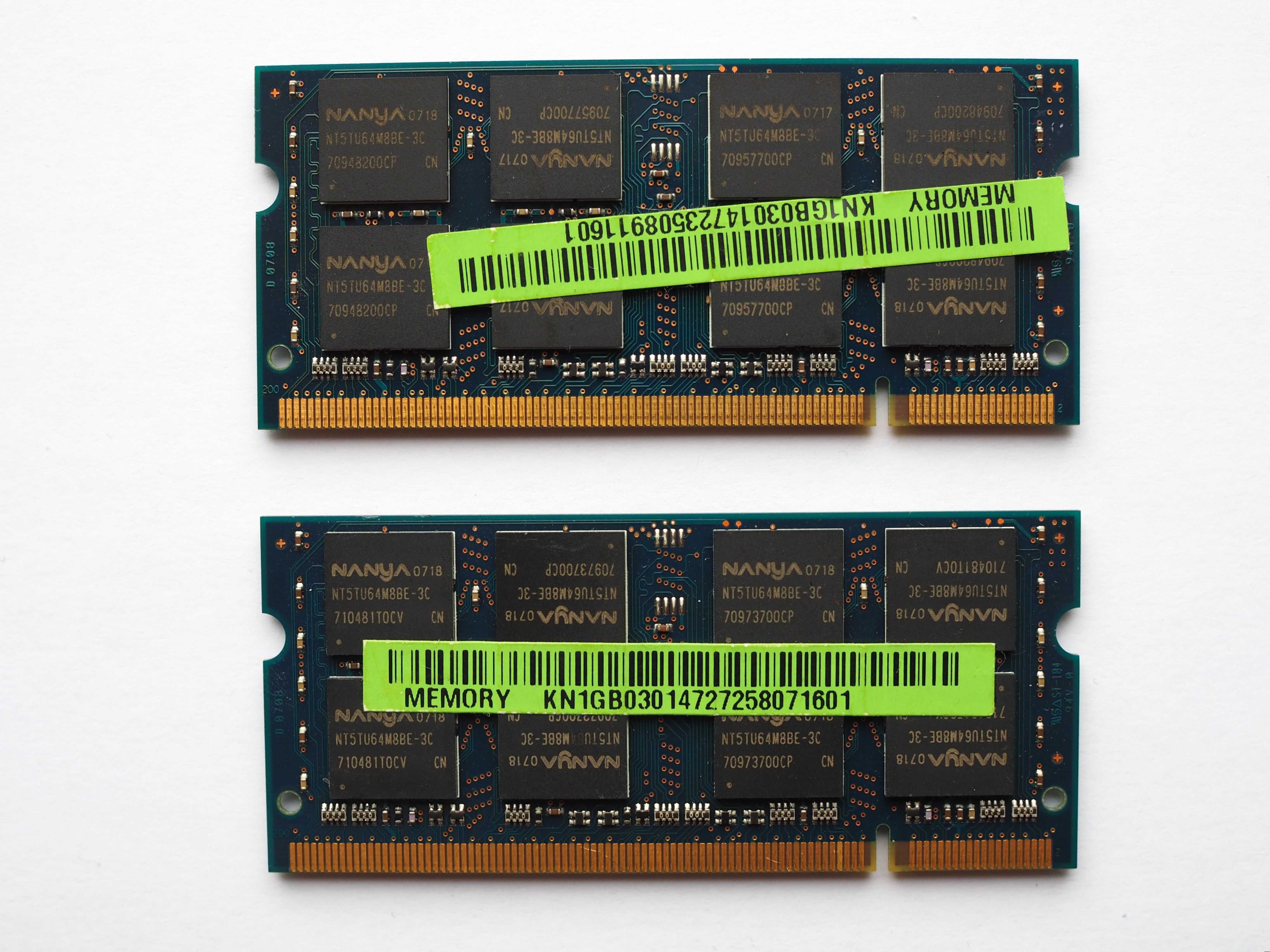 Pamięć RAM DDR2 Nanya 2x1GB