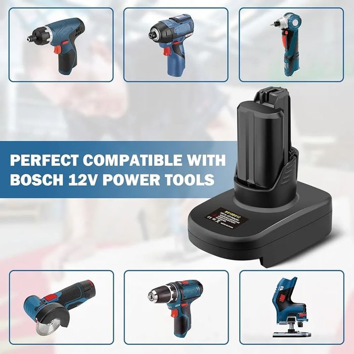 Адаптер BS18BS12 для акумулятора Bosch 18 В - 12 В