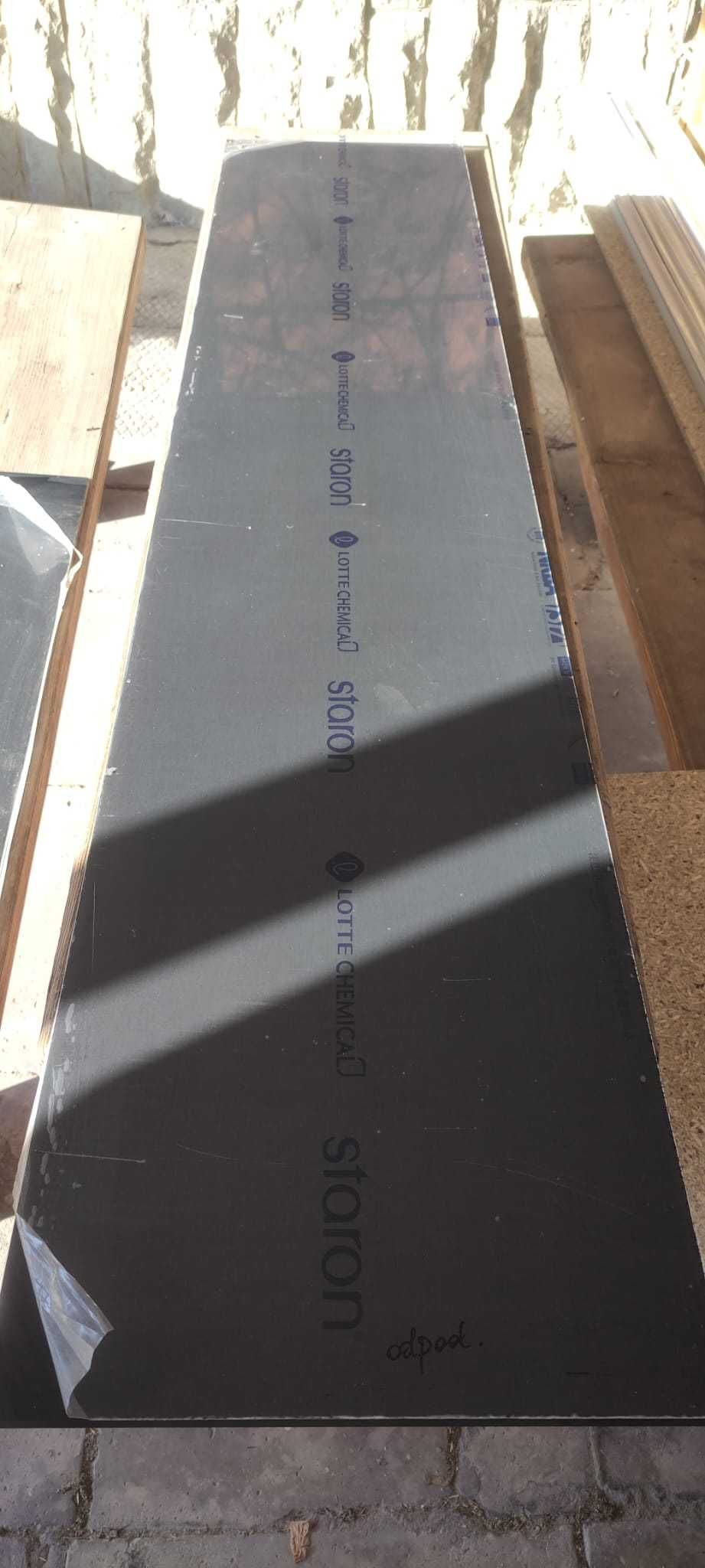 Blat Czarny 12mm Staron Samsung (Corian) wodoodporny HPL