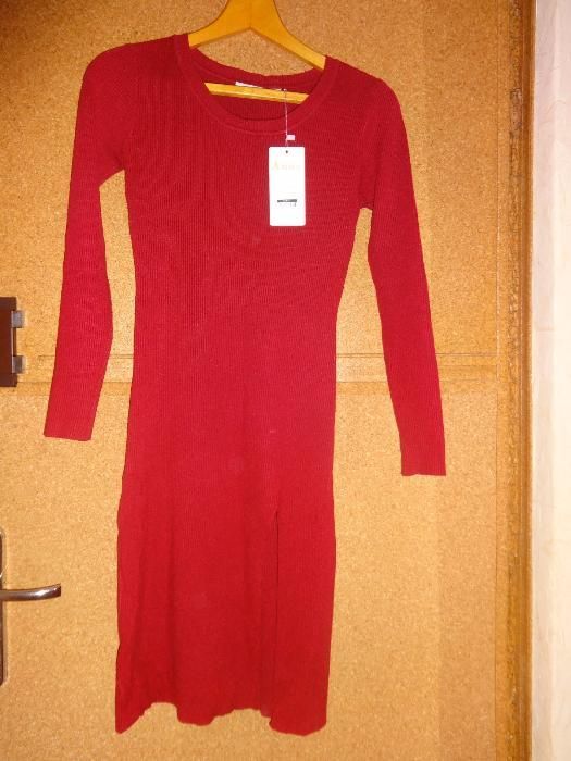 Bordowa sukienka rozmiar L/XL