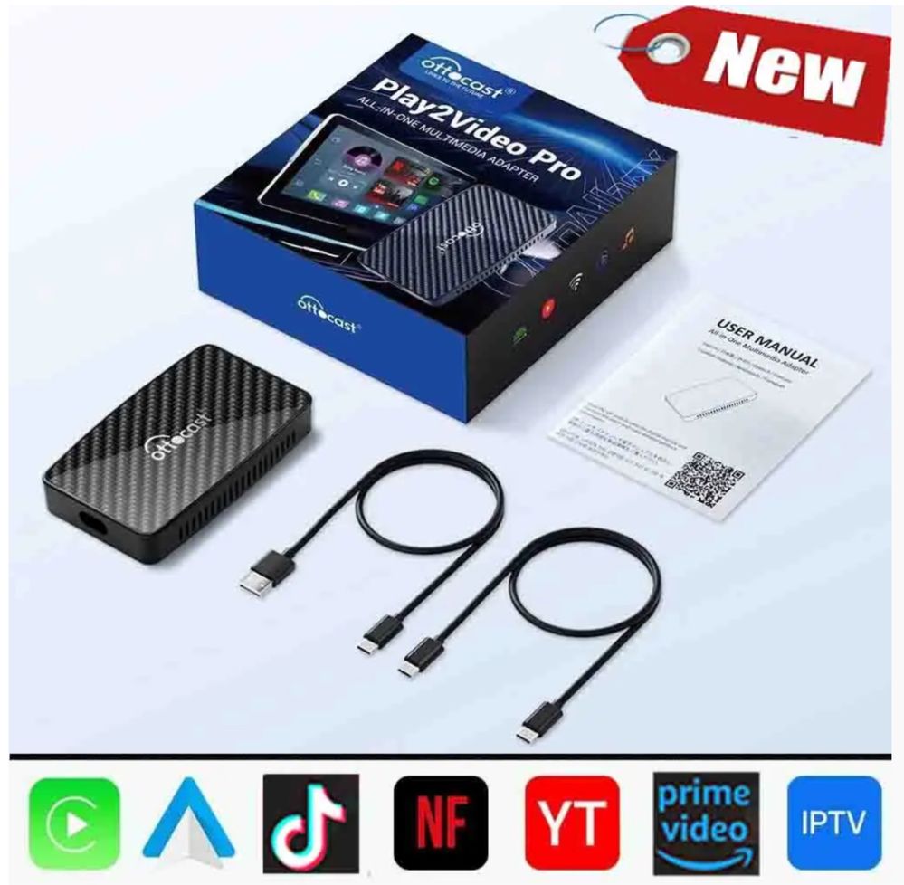 Ottocast Play2Video PRO Android Auto / Apple Carplay Netflix YouTube