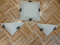 Lampa sufitowa i dwa kinkiety