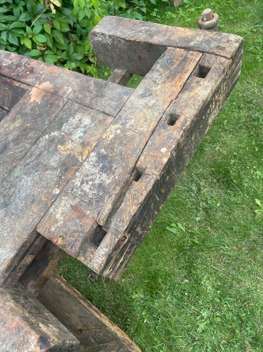 Stary stół stolarski pod barek lub stół