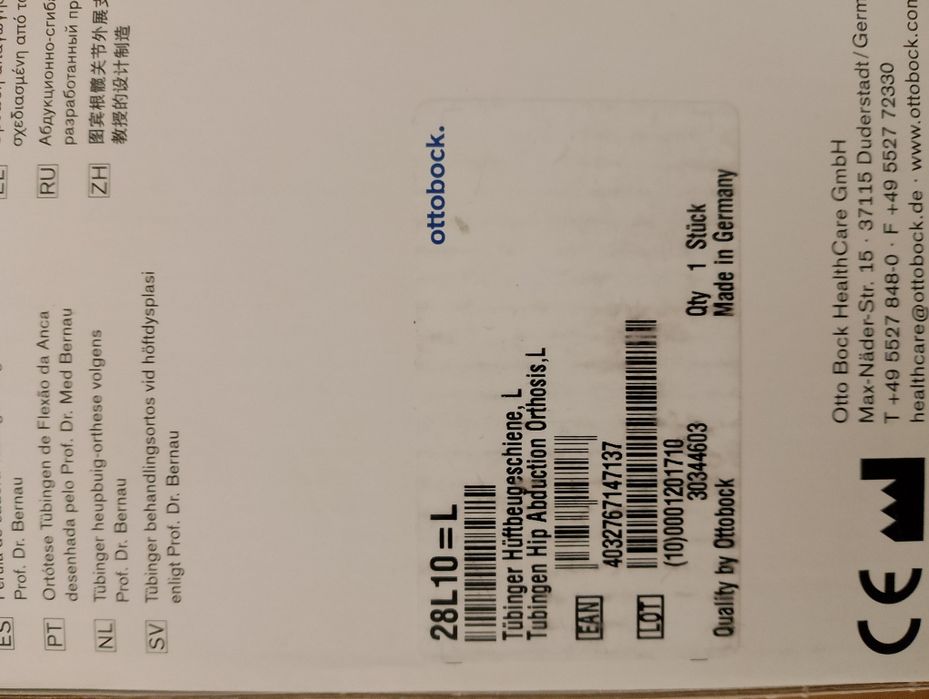 Orteza Tubingera rozmiar L