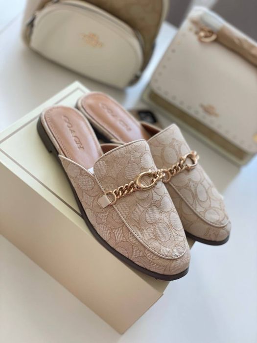 Мюлі Coach, Є КОЛЬОРИ, натуральна шкіра, на літо (босоніжки, лофери)