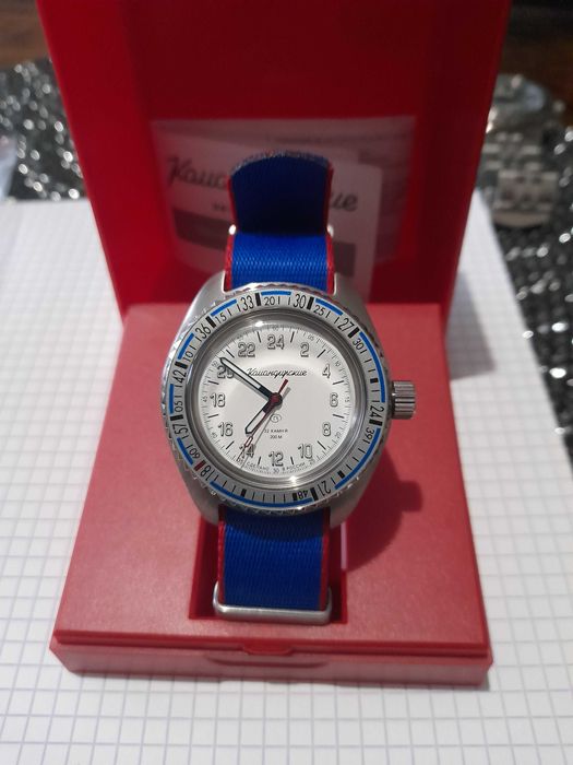 zegarek Vostok Komandirskie Baikal amfibia automat, 24h całodobowy